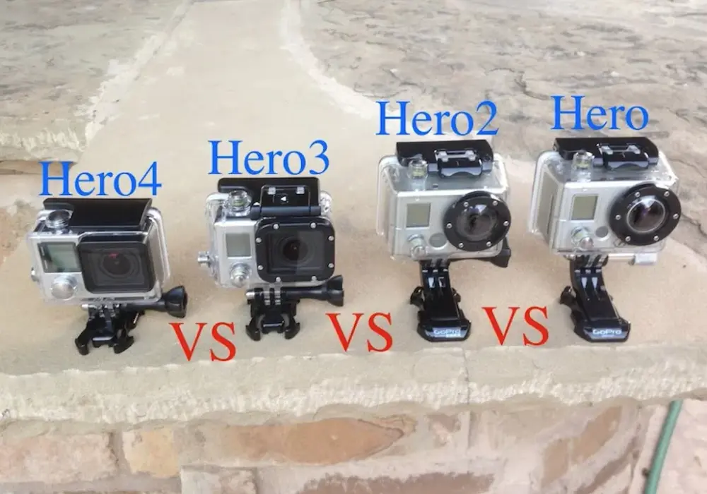 Kamera GoPro Hero 4 vs GoPro Hero 2 - Porównanie funkcji kamer