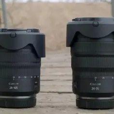 Canon 24-70 f/4 vs Canon 24-105 f/4L IS II USM - porównanie