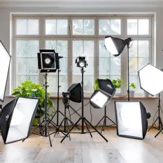 Profesjonalne lampy do zdjęć: domowe studio fotograficzne
