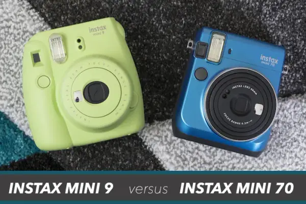 Instax Mini 90 vs Instax Mini 70 - Porównanie aparatów i ich opcji